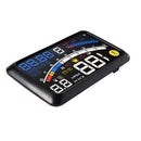 Universal 5.5" HD Car HUD Heads Up Display Speed Warning Fuel Consumption OBD2 OBDII EUOBD for Safety Fresh Driving