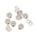 10x Sterling Silver 925 EARRING BACKS EAR NUTS Earning Accesseries 3mm