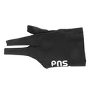 Professional Billiards Left Hand 3 Fingers Stretchable Gloves Snooker Pool Cue Shooters Glove Black