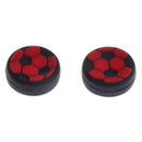 Anti-slip Silicone ThumbGrips Thumbstick Caps Case Cover for Game Controller Red And Black