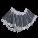 Bridal Lace Flower Edge Shawl Wedding Shrug Wrap Cape Wedding Accessory