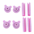 ABS Bed Sheet Clip Clamp Grippers - Keeping Quilt in Place,Purple