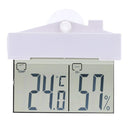 Digital Thermometer Hydrometer Temperature Wet Humidity Meter with Suction Cup Indoor Outdoor Weather Station