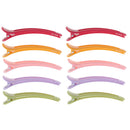 Bulk Lot 10 Pieces Colorful Plastic Salon Hair Clips Hairdressing Sectioning Clamps Hairpins Styling Accessories Section Grips