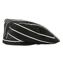 Fashion Unisex Chef Hat Catering Baker Cook Duckbill Beret Golf Cap White Stripes