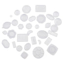 33 Pieces Dollhouse Miniatures Tableware Plastic Food Containers DIY