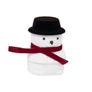 Xmas Snowman Santa Ring Earring Display Storage Gift Packing Box Black