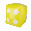 Inflatable Large Dice Toys 23.6 inch Yellow