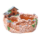 Fairy Garden Planter Pot Succulents Flower Container Creative Vertical Broken Bucket Stump Style Holder Decoration Bonsai