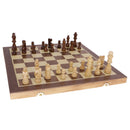 Traditional Folding CHESS BOARD GAME Set 32 Pieces Fun Party Favor 39.5CM