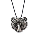 Bear Head Amulet Pendant Necklace Norse Viking Necklace Talisman Jewelry