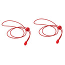 Reflective Locking Shoelaces Running Cycling Shoestring - Red