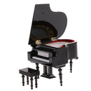 1/12 Dollhouse Miniature Musical Instrument Wooden Piano Model Box Set for Rooms Garden Artist Offerings Decor