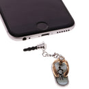 Dustproof 3.5mm Anti Dust Plug Phone Plug Stopper Cap Compatible FOR Smart Phone Blue/Gold