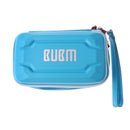 Universal Hard Shell EVA Carrying Storage Case Bag for Powerbank HDD Double Layer Blue