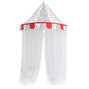Kids Bed Canopy With Mosquito Netting, Hanging Princess Play Tent - Star, M
