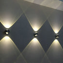 LED Two-sided Crystal Home Bedroom Wall Mount Lamp Bar KTV Decorative Light