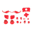 Chrome Trigger Bummper Button Set for Microsoft New Xbox One Controller Red