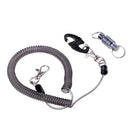Retractable Fishing Coiled Lanyard With Magnetic Net Release Fly Fishing