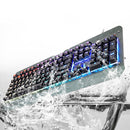Wired Backlghit Mechanical RGB LED 104 Keys Gaming Keyboard Switches Real RGB