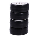 Pack of 4 Rubber Tyre Tyres Tires Wheel Rim Hex 12mm Fits for 1/10 RC Remote Controlled Racing Car 602-6018