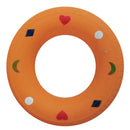 Kids Soft Tire Ring Outdoor Beach Water Float Toy PE Class Exercise Playground Sports Game Accs orange