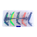 20pcs Fishing Tackle Kit, 5x Minnow Lure, 5x Barrel Swivel, 10x Line Leaders