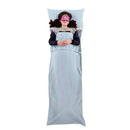 Portable Lightweight Korean Cotton Fabric Sleeping Bag Sheet Camping Hiking Travel Accessories Silver S