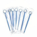 Bulk Lot 100 Pieces Oral Disposable Teeth Mouth Exam Mirrors Plastic Instruments Blue