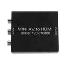 Mini RCA AV to HDMI Converter Adapter Composite AV2HDMI Switcher 1080P Support DVD