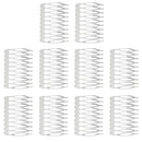 10 Pieces Teeth Fancy DIY Metal Wire Hair Clips Combs Bridal Wedding Combs