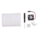 ABS Case Enclosure with External Mini Cooling Fan for Raspberry pi 2/3/B+