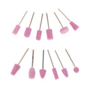 12Pcs Nail Drill Bits Kit Polishing Grinding Tool Manicure Pedicure Cuticle Clean Drill Bits Replacements