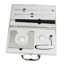 Foldable Collapsible Golf Putter Club with Two Golf Balls One Practice Hole Golfer Gift Set