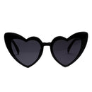 4 Pieces Fashion Heart Frame Sunglasses Retro Style Luxury Design Party Glasses