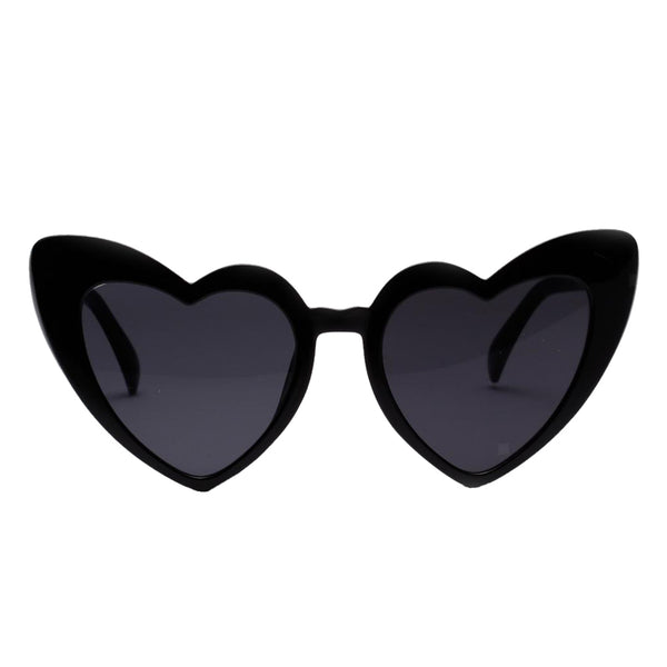 4 Pieces Fashion Heart Frame Sunglasses Retro Style Luxury Design Party Glasses