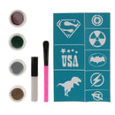 1 Set Party Fun Temporary Fashion Glitter Shimmer Tattoo Body Art Design Kit