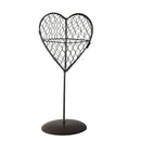 Iron Wire Heart Frame Stand Succulent Pot Metal Hanging Planter Plant Holder