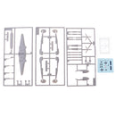 1/144 Scale US P-38J FIGHTER Airplane Aircraft Plastic Model Kit with Decals