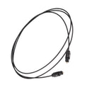 OD2.2 Digital Fiber Optical Audio VCR CD MD DVD TosLink Cable Lead Cord 2m