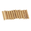 12Pcs Electric Bass Guitar Saddle Tremolo Bridge Hex Screw Golden M3*10mm Music Instrument Parts