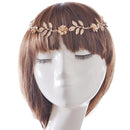 1pc Women's Gold Olive Leaves Flowers Headband Head Clip Wedding