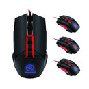 Backlit USB Wired Ajustable 3200DPI 9 Buttons Optical Gaming Mouse Mice for Windows 2000 / XP / win7 / win8 Computer Red