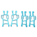 4 Pcs Rear Front Lower Suspension Arms Upgrade Parts for RC 1/10 Redcat HSP Car Truck Buggy Model Toy