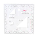 5"x5" Coordinate Scale Protractor Grid Reader GTA Topographic Map Scale for Map Reading