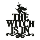 Halloween Fabric Hanging Decoration Home Window Ceiling Decor -The Witch Is In