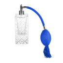 35ml Vintage Crystal Glass Atomizer Perfume Bottle Spray Blue Lady Gift