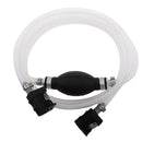 Universal 5/16" Fuel Gas Line Hose Outboard Primer Bulb for Boat White