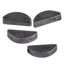 4x Metric Woodruff Key Set 12.5mm x 3mm x 2.5mm (L. x W. x Thickness)