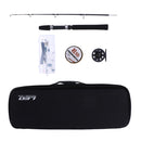 Hard Fishing Rod and Reel Combo Set Ice Fishing Rod with 100m Line Space Beans,Hooks,Accessories